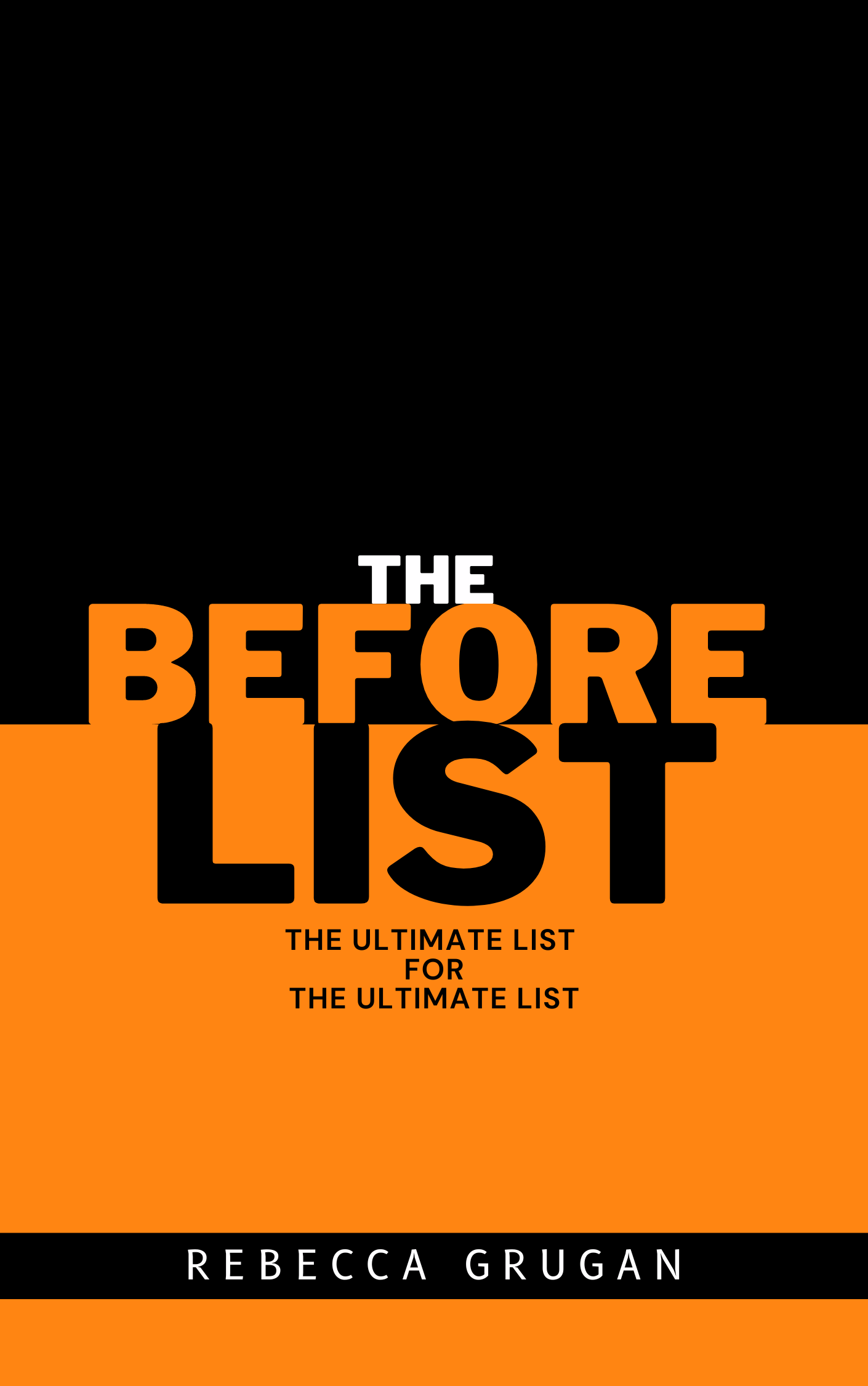 The Before List Book Pre Order